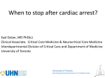 When to stop after cardiac arrest?