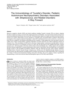 The Immunobiology of Tourette`s Disorder, Pediatric Autoimmune