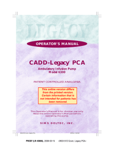 CADD Legacy PCA 6300