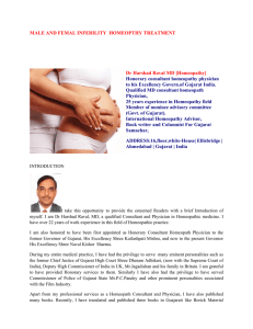 male and femal inferility homeopthy treatment