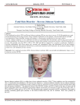Fatal Skin Disorder - Stevens Johnson Syndrome