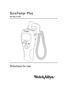 SureTemp® Plus REF 690 and 692 Directions for use