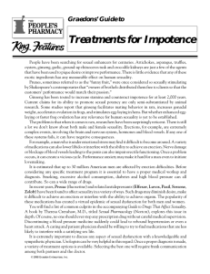 Treatments for Impotence