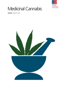 Medicinal Cannabis - Victorian Law Reform Commission