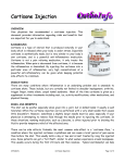 Cortisone Injection