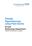 Flexible Sigmoidoscopy using Fleet Enema