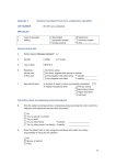 Baseline Case Report Form (to be completed by specialist)