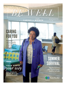 Spring/Summer 2014 Be Well Magazine