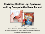 Managing leg cramps and restless l