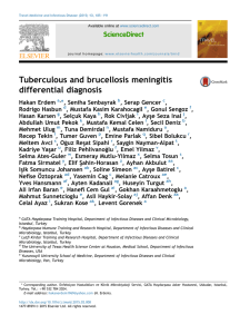 Tuberculous and brucellosis meningitis differential diagnosis