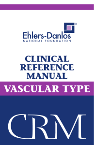 Clinical Reference Manual - Vascular Type