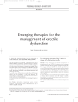 Emerging therapies for the management of