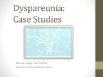 Dyspareunia: Case Studies - kusm