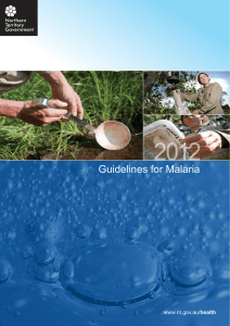 Guidelines for Malaria