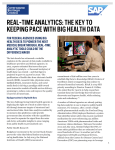 Real-Time Analytics: The Key to Keeping Pace with Big