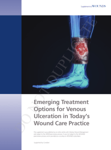 Emerging Treatment Options for Venous Ulceration in Today`s