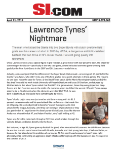 Lawrence Tynes` Nightmare