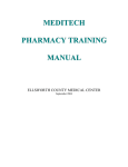 Meditech Rx Training Manual A