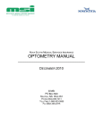 optometry manual - MSI - Physicians` Bulletins