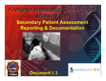 Secondary Assessment, Reporting Documentation