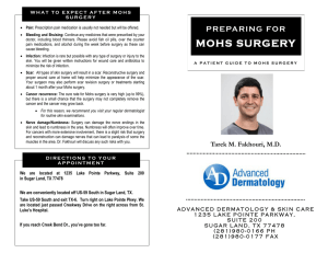 mohs surgery - Advanced Dermatology