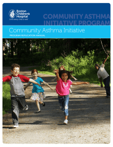 Community AsthmA initiAtive progrAm