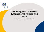 OAB DV urotherapy - Department of Paediatrics and Child Health