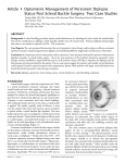 Article > Optometric Management of Persistent Diplopia Status Post