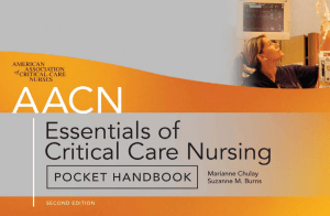 AACN Essentials of Critical-Care Nursing Pocket Handbook