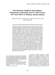 Percutaneous Epidural Neuroplasty