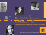 Women`s Health Care Competencies for Medical Students