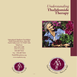 Understanding Thalidomide Therapy