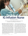 The Role of an IG Infusion Nurse