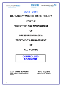 Wound Care Policy
