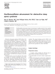 Maxillomandibular advancement for obstructive sleep apnea