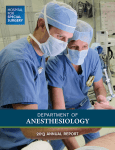 department of anesthesiology - Hospital for Special Surgery