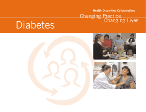Diabetes - Community Health Center Association of Connecticut