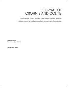Complete Issue  - Journal of Crohn`s and Colitis