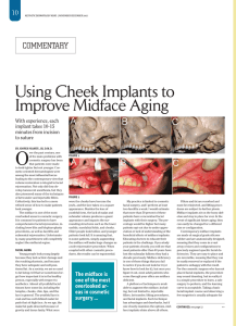 Using Cheek Implants to Improve Midface Aging