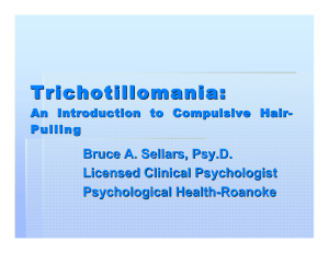 Trichotillomania - Psychological Health Roanoke