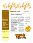 October 2011 Newsletter