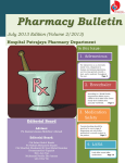 Pharmacy Bulletin - Hospital Putrajaya