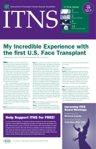 My Incredible Experience with the first U.S. Face Transplant