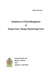 Guidelines on Clinical Management of Dengue Fever / Dengue