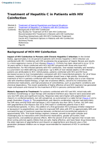 Treatment of Hepatitis C in Patients with HIV