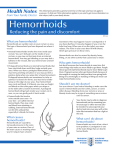 Hemorrhoids - The College of Family Physicians Canada
