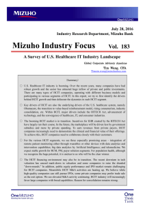 Mizuho Industry Focus