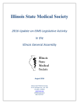 2016 Legislative Report - Illinois State Medical Society