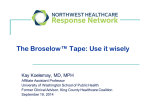 The Broselow™ Tape: Use it wisely