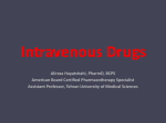Intravenous Drugs